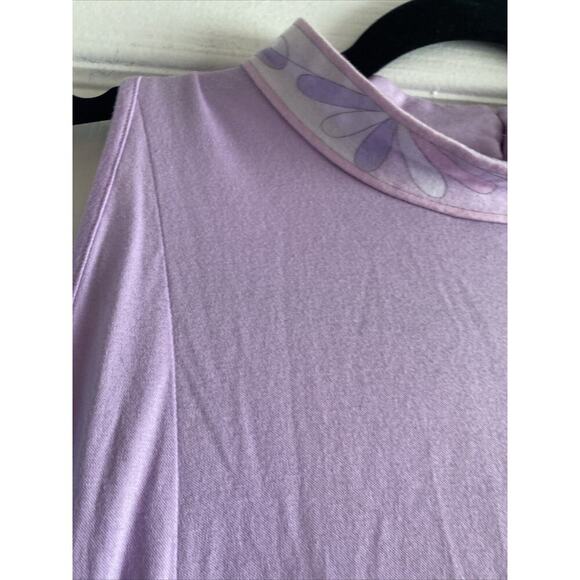 Averardo Bessi Women's Large Purple High Neck Vintage Sleeveless Dress MOD Retro - Picture 4 of 7